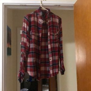 A plaid shirt